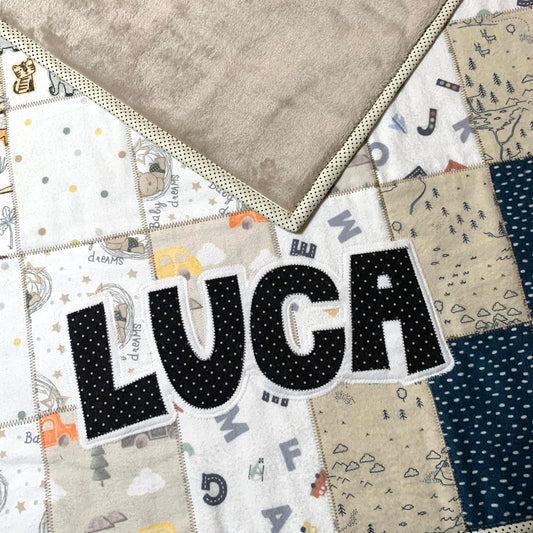Design Your Own Patchwork Baby Quilt — The Luca Quilt