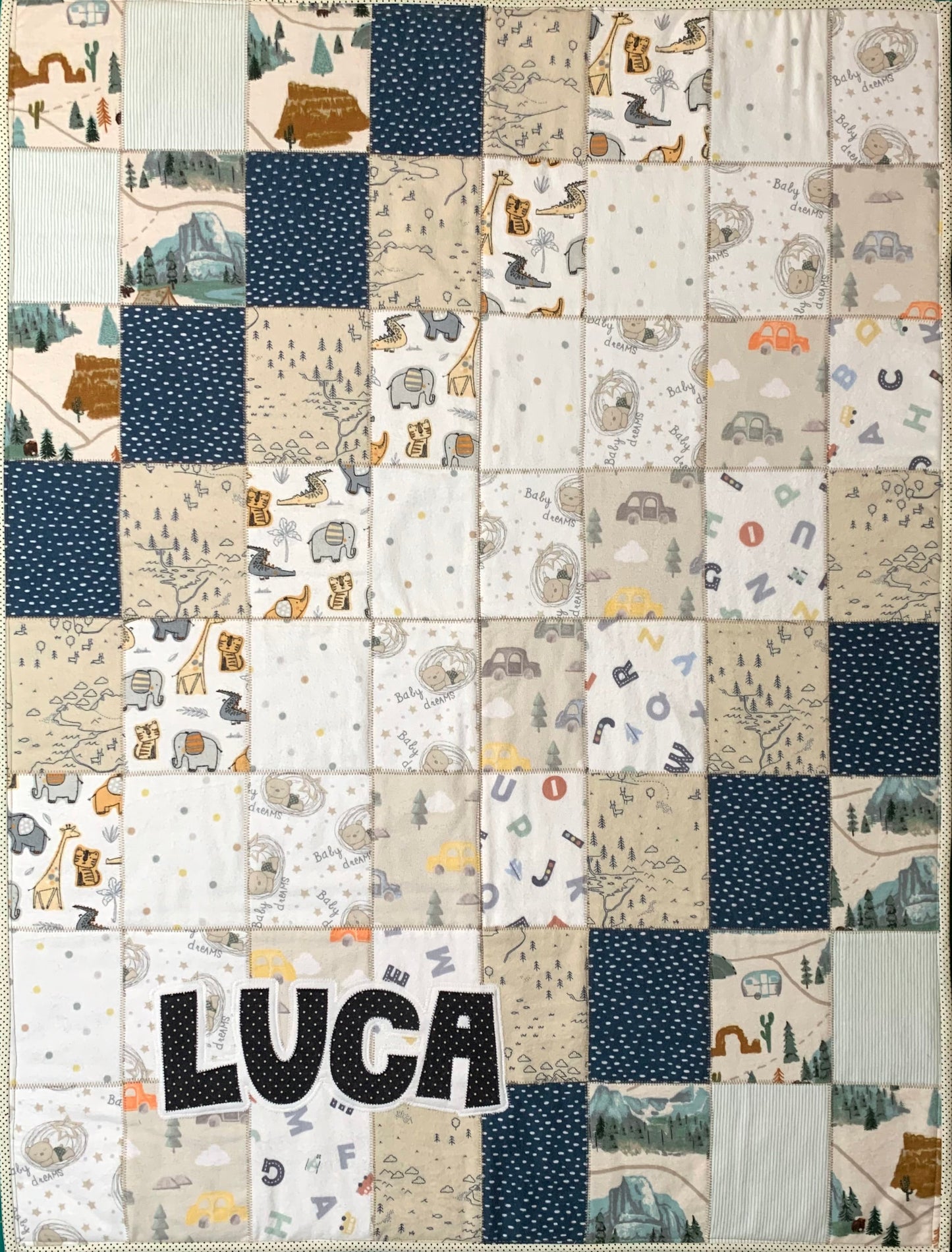 Design Your Own Patchwork Baby Quilt — The Luca Quilt