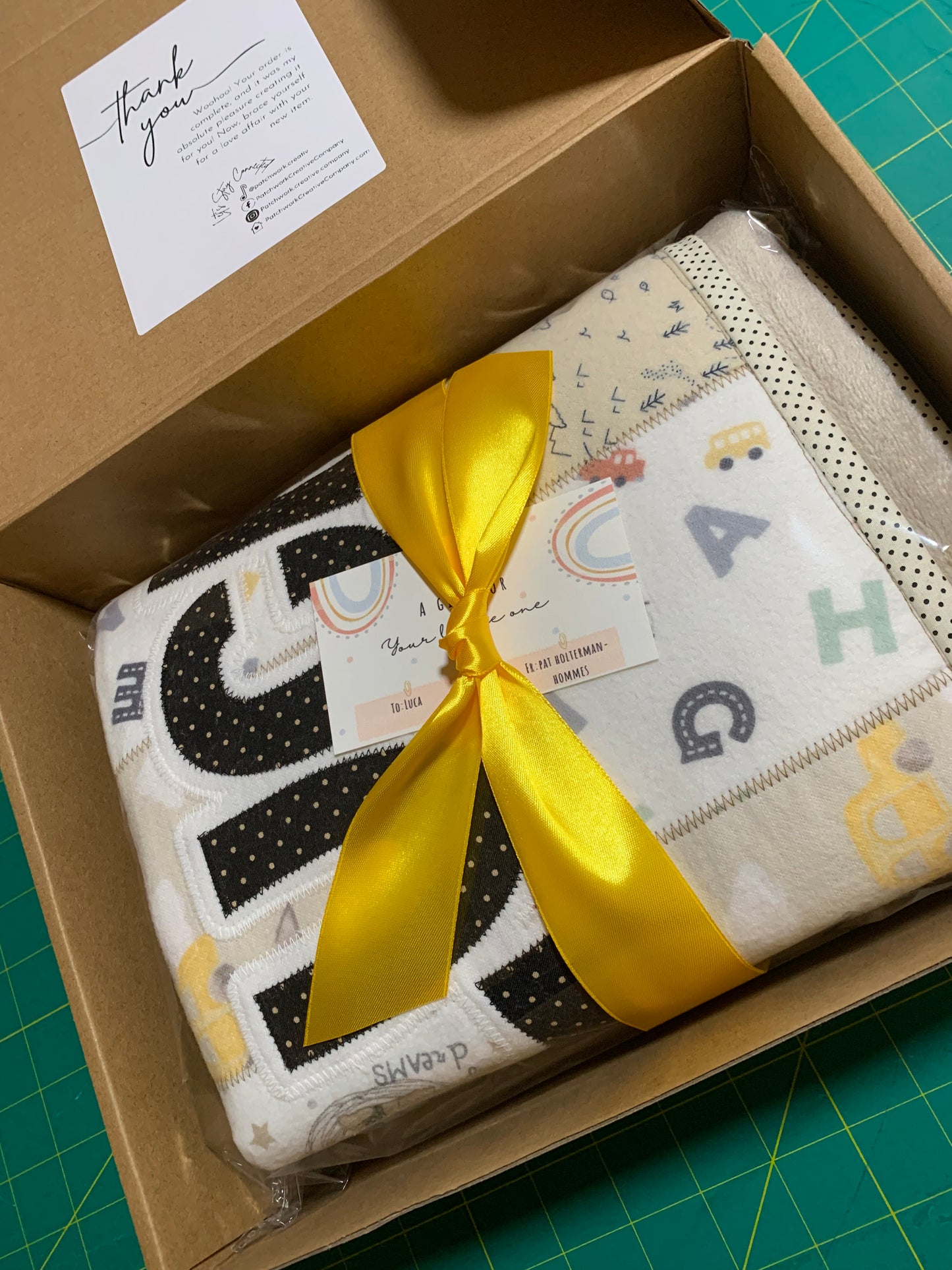 Design Your Own Patchwork Baby Quilt — The Luca Quilt
