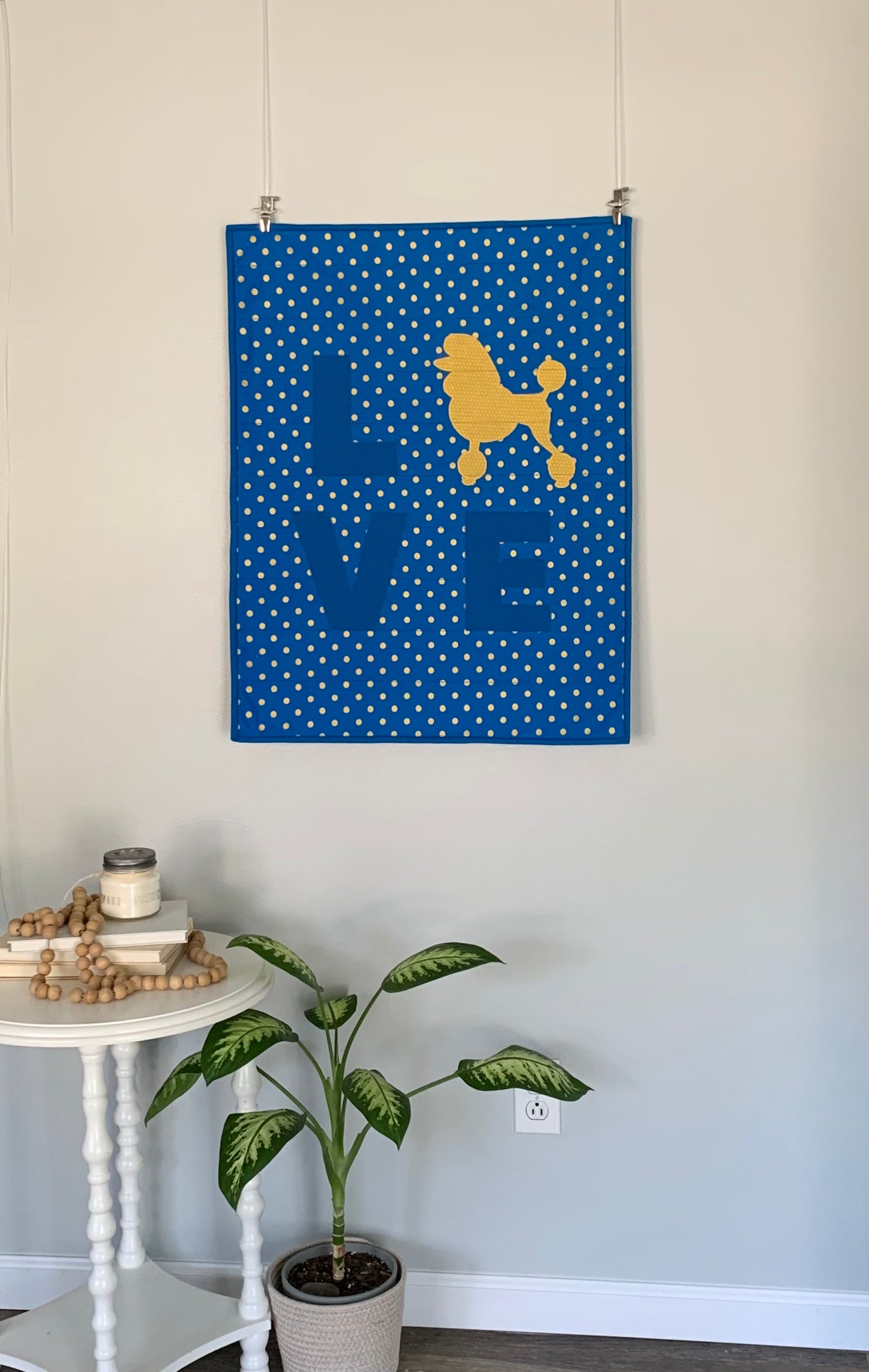 LOVE Wall Hanging BLUE