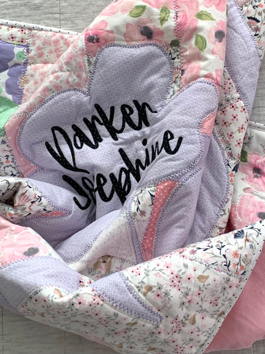 Design Your Own Patchwork Baby Quilt — The Parker Quilt