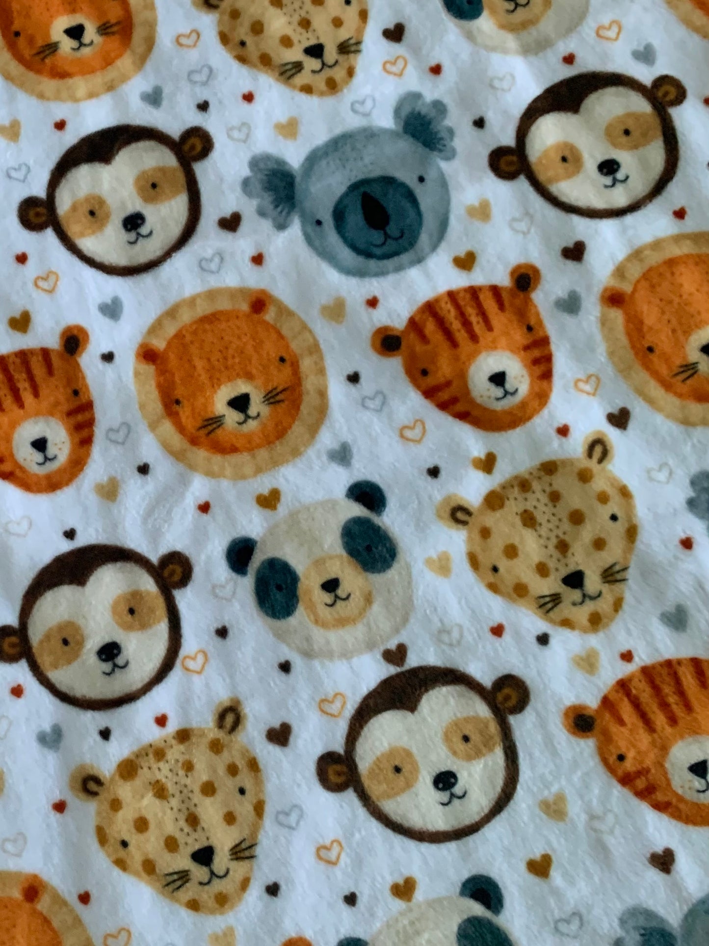 Minky Animal Baby Blanket